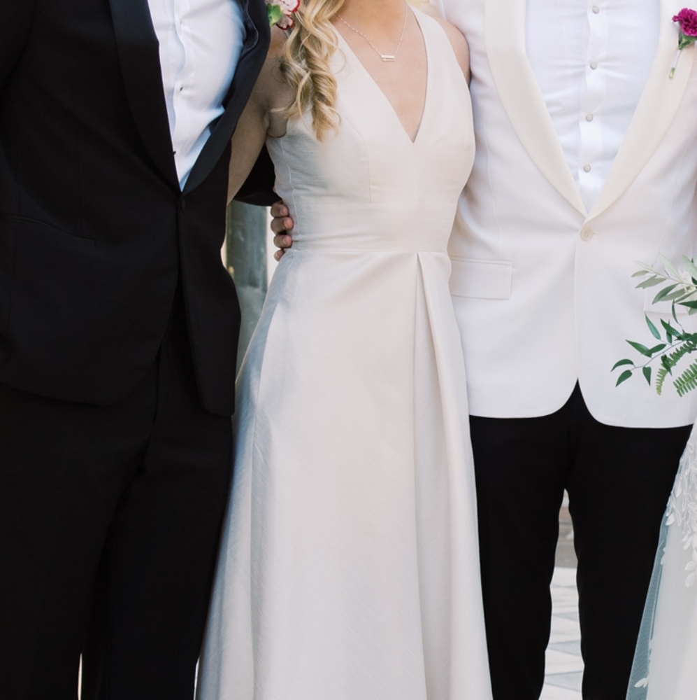 Alfred Sung Cream Gown